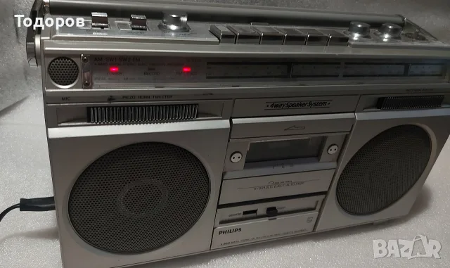 Philips D8423 Stereo Radio Cassette Recorder , снимка 5 - Радиокасетофони, транзистори - 55780342