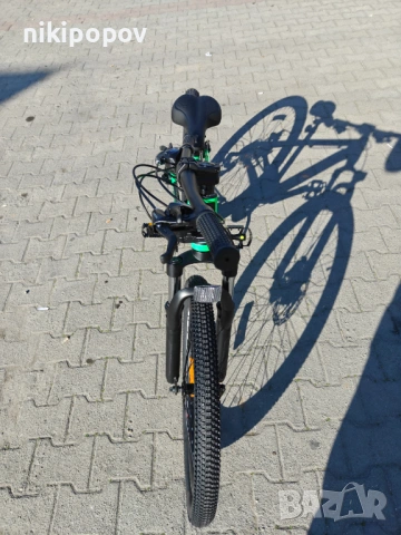 BG Алуминиев велосипед 24" NINJA зелен, снимка 6 - Велосипеди - 54334827