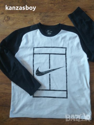 Nike Tennis Nuts Mens Long-Sleeve Practice Crew - страхотна мъжка блуза, снимка 10 - Спортни дрехи, екипи - 38475647