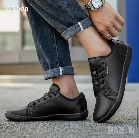 Barefoot Мъжки боси обувки черни маратонки водоустойчиви, снимка 3 - Маратонки - 47750293