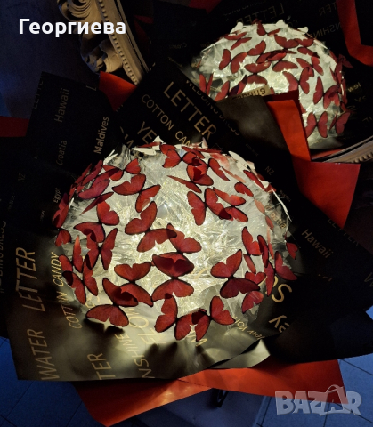 ЗАПОВЯДАЙТЕ‼️48лв.🎀Светещи,ръчно изработени букети "DESS"🦋✨️💐, снимка 9 - Подаръци за жени - 44129083