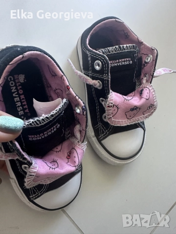 Оригинални детски кецове Converse за момиченце 23 размер, снимка 8 - Детски гуменки - 55978795