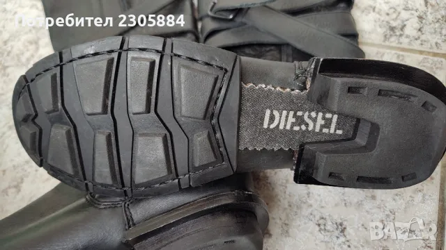 Дамски кожени ботуши Diesel, снимка 9 - Дамски ботуши - 48653371