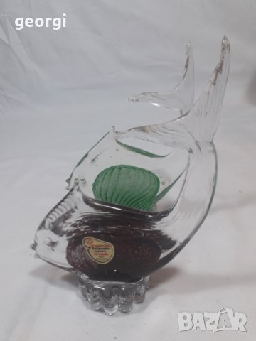 Joska двуцветен кристал фигура на риба   21/1, снимка 9 - Декорация за дома - 34400129