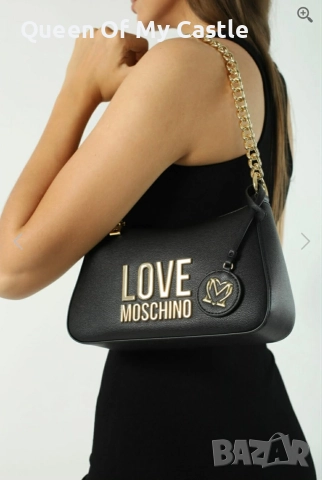 Разкошна чанта love Moschino , снимка 2 - Чанти - 52698307