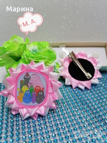 Аксесоари за коса с панделка на Барбароните, снимка 5 - Шноли, диадеми, ленти - 35064433