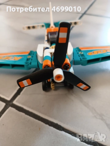 LEGO каскадьорски самолет (работещ пропелер), снимка 4 - Конструктори - 53228518