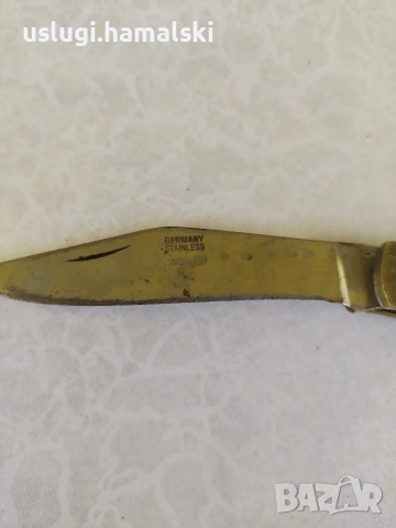 Ретро немски джобен нож, снимка 2 - Антикварни и старинни предмети - 53046638