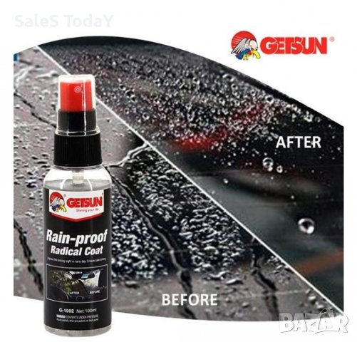 Спрей невидима чистачка, водоотблъскващо покритие за кола, 100мл., снимка 3 - Аксесоари и консумативи - 37897690