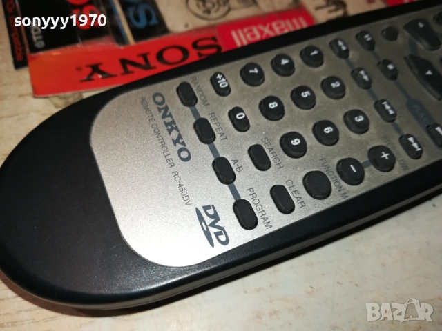 ONKYO RC-450DV DVD REMOTE-SWISS 2110251958, снимка 8 - Ресийвъри, усилватели, смесителни пултове - 52135312