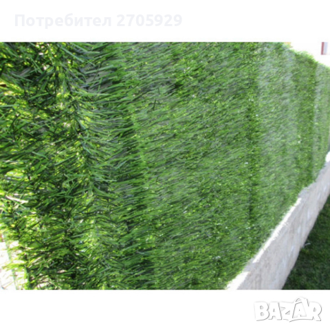 Декоративно оградно пано изкуствена трева 150x3 метра, снимка 5 - Огради и мрежи - 44560765