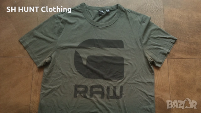 G-STAR RAW TOMBER T-Shirt Размер M тениска става за работна 59-67, снимка 2 - Тениски - 53138364