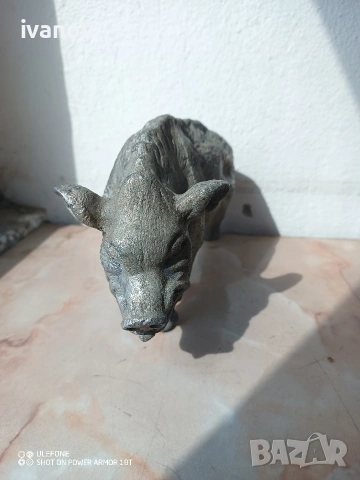 Фигура- диво прасе, снимка 6 - Антикварни и старинни предмети - 54234069