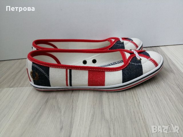 Fred Perry обувки балеринки 37 нови, снимка 2 - Дамски ежедневни обувки - 32180006