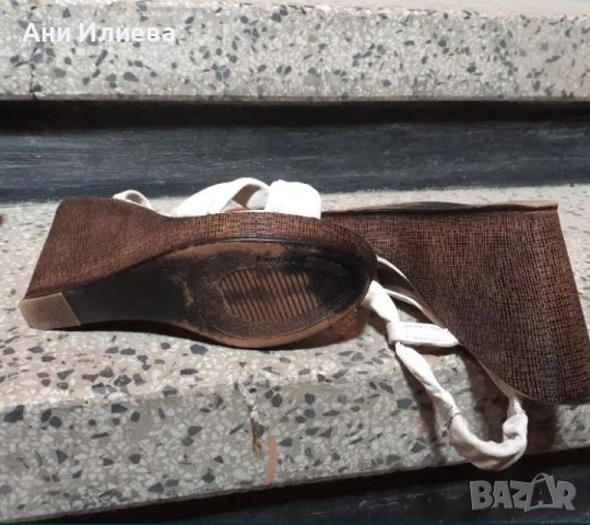 Два чифта бели сандали на платформа , снимка 8 - Сандали - 37349057