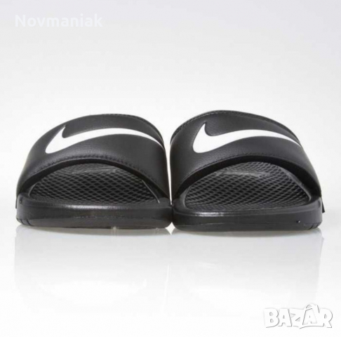 Nike Benassi Swoosh-Black, снимка 3 - Джапанки - 36456744