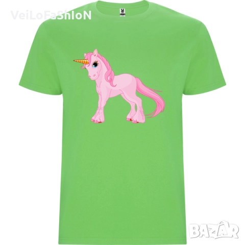 Нова детска тениска с Еднорог в три цвята, снимка 4 - Детски тениски и потници - 44434022