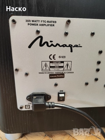 Активен суббуфер Mirage Omni - S12, снимка 8 - Тонколони - 52736675