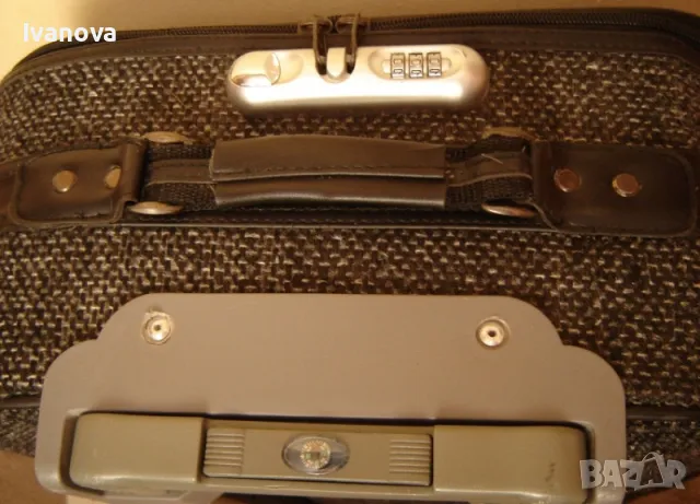 Голям италиански куфар – Ренцо Мети в сиво, снимка 7 - Други стоки за дома - 49773354