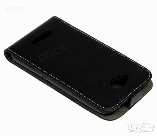 Калъф Тефтер Flexy със силиконов гръб за HTC Desire 616 , Черен , снимка 3 - Калъфи, кейсове - 29304877