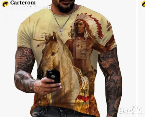 Мъжка 3D тениска , снимка 4 - Тениски - 37770833