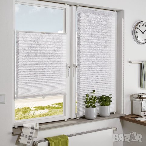 Плисирана щора GARDINIA EASYFIX без пробиване, за затягане, снимка 5 - Щори - 39976301