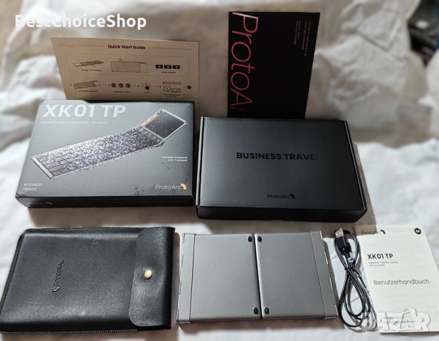 Сгъваема Bluetooth клавиатура ProtoArc XK01 TP с тъчпад