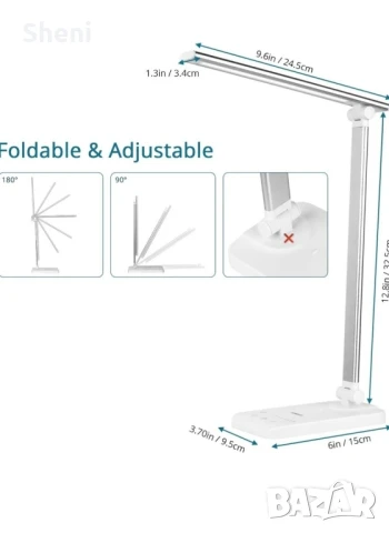 Нова лед настолна лампа със сензор и различни режими , снимка 2 - Лед осветление - 50582098