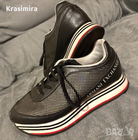 Дамски обувки Armani Exchange, снимка 3 - Маратонки - 52641648
