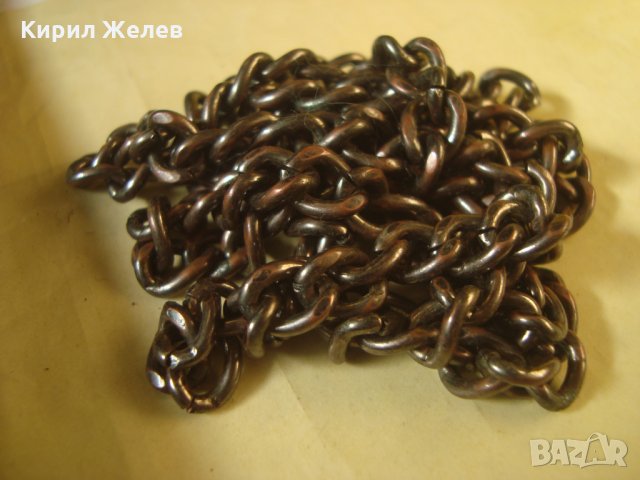 СТАРА ЗДРАВА ВЕРИЖКА СИНДЖИР подходящ и за КЮСТЕК 22878, снимка 8 - Колиета, медальони, синджири - 35228120