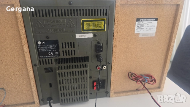 Аудио система LG LX-M320, снимка 5 - Радиокасетофони, транзистори - 51795508