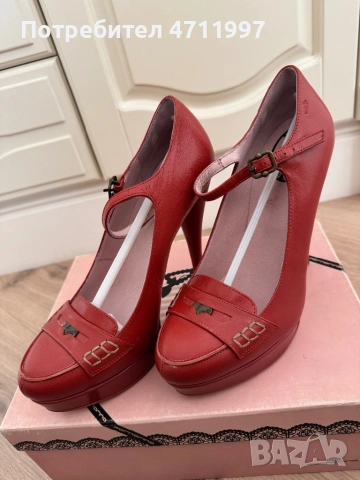 Дамски обувки на ток Fornarina - естествена кожа, нови с кутия, снимка 4 - Дамски обувки на ток - 53136090