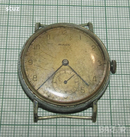 Мъжки швейцарски часовник Mulco, за възстановяване, или за части, снимка 2 - Антикварни и старинни предмети - 53197285