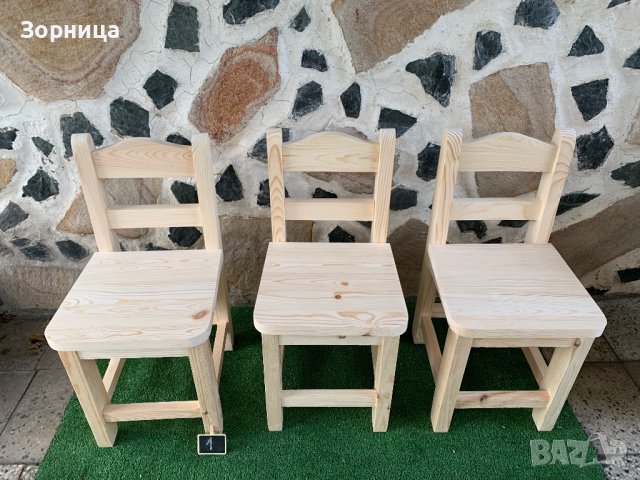 Дървено столче , снимка 2 - Други стоки за дома - 37802148