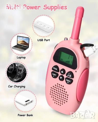 Комплект 2 броя Уоки-Токи за момичета и момчета, снимка 16 - Други - 52852534