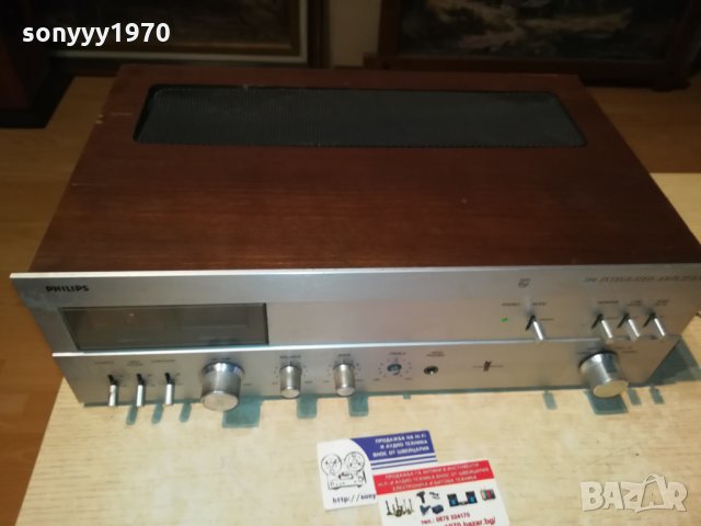 philips stereo amplifier-made in holand-внос switzweland, снимка 3 - Ресийвъри, усилватели, смесителни пултове - 30159268