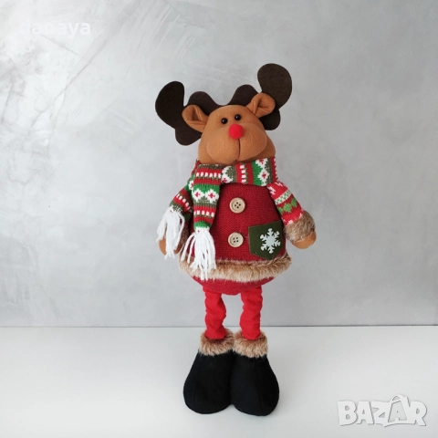 6221 Коледна декоративна фигура със сгъваеми крака, 35–46 см, снимка 4 - Декорация за дома - 52446604