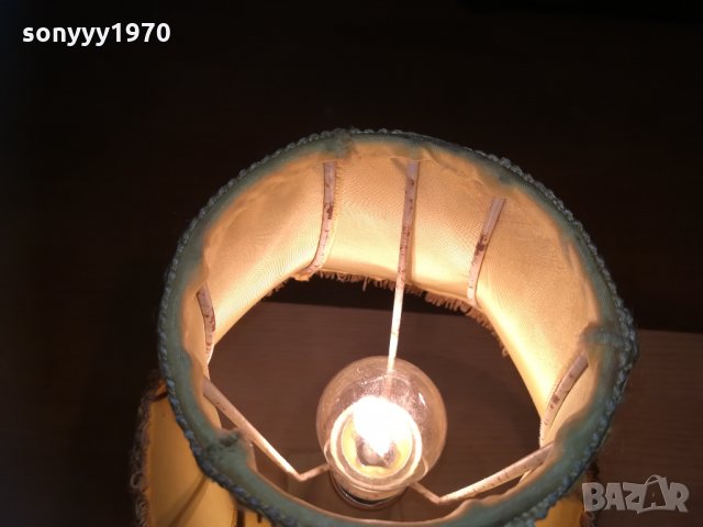 мраморна лампа 35х20см внос франция 1502212107, снимка 7 - Колекции - 31828499