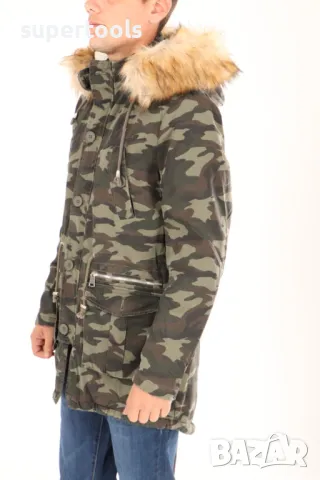 Мъжко камуфлажно яке ARMY GREEN XH88620, снимка 4 - Якета - 47277497