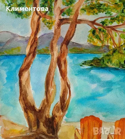 Картина "Очакване", снимка 5 - Картини - 56322605