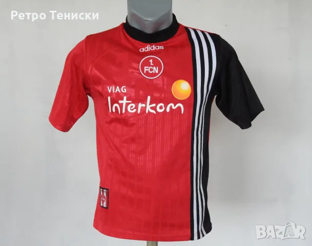 Тениска Nurnberg — Домакински (Kuka #17) adidas — Деца размер XL Червено (сезон 1998/99)