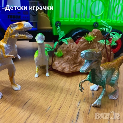 Сглобяем камион играчка с динозаври и инструменти 42см, снимка 5 - Коли, камиони, мотори, писти - 52657202