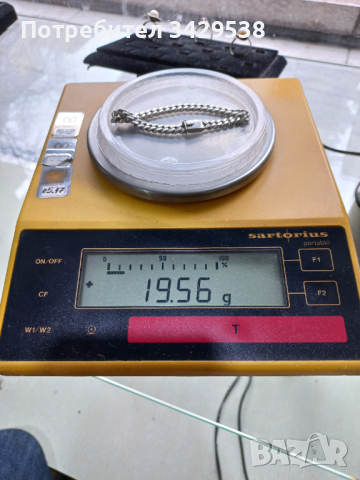 Сребърна гривна, проба 925, снимка 4 - Гривни - 44784364