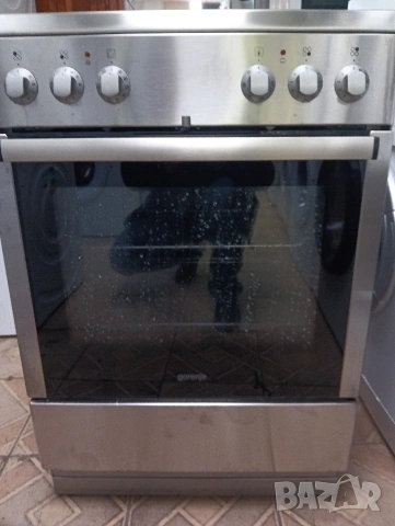 Иноксова свободно стояща печка с керамичен плот Gorenje с 2 години Гаранция!, снимка 7 - Печки, фурни - 54336995