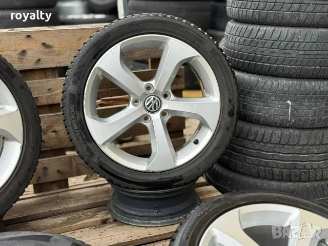 5х112 Джанти 17 Цола Фолксваген Голф Кади Тоуран 5x112 Golf Caddy Touran Оригинални джанти за VW ЕТ , снимка 6 - Аксесоари и консумативи - 54010888