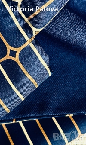 TRUSSARDI - ексклузивен двулицев шал коприна и вълна Италия, снимка 13 - Шалове - 53215322