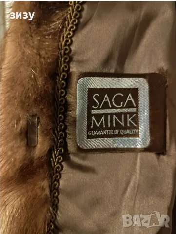 Палто визон,норка Saga mink, снимка 3 - Палта, манта - 56542260