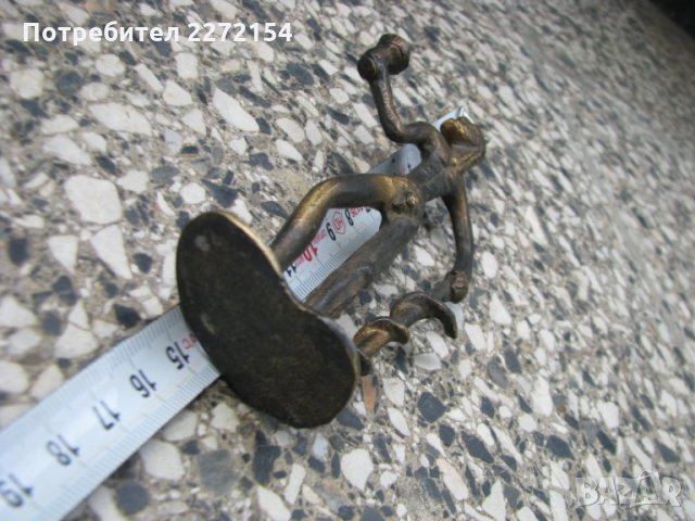 Бронзова пластика статуетка Асклепий, снимка 4 - Антикварни и старинни предмети - 29338830