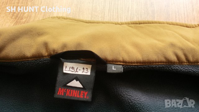 Mc KINLEY DRY-PLUS WINDPROTECTOR Softshell Jacket размер L еластична вятърно устойчива - 376, снимка 16 - Суичъри - 42830869