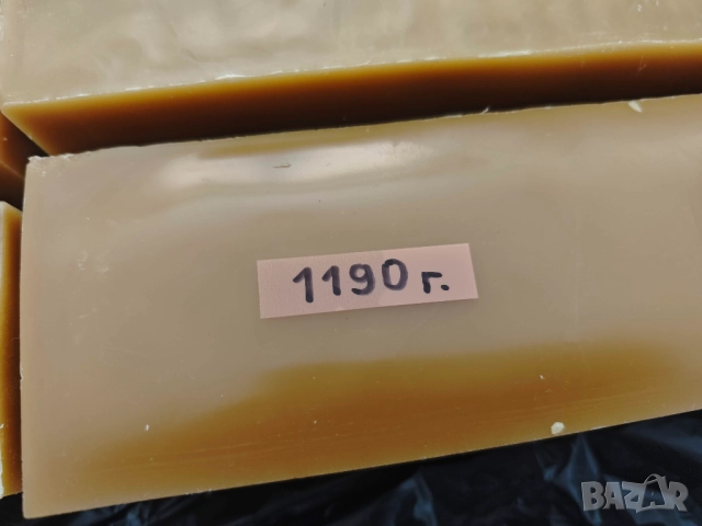 Натурален чист пчелен восък - тройно претопен (собствено производство), снимка 5 - Пчелни продукти - 52906421